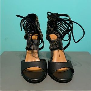 Dolce Vita strappy sandals with tie in front